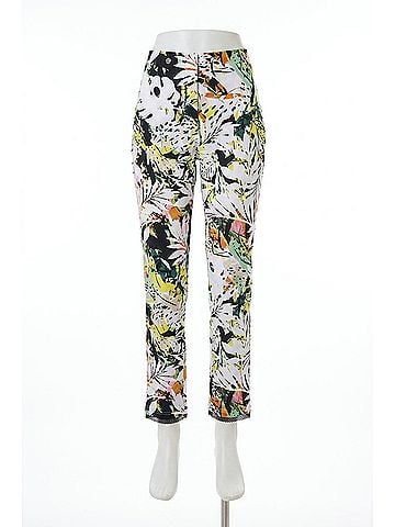 Joseph Ribkoff Print Pull On Pants With Mesh in Tropical (view 1)