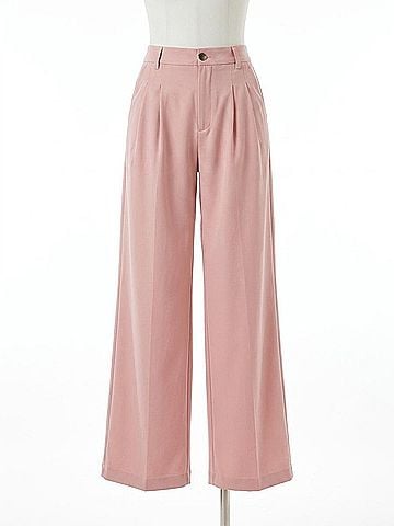 Varley Jayla Wide-Leg Trouser in Mellow Rose (view 1)