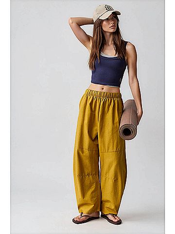 Free People Game Day Pants in Dried Palm (view 2)