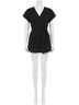 Steve Madden Solid Black Maisie Romper in Black Size L - photo 1