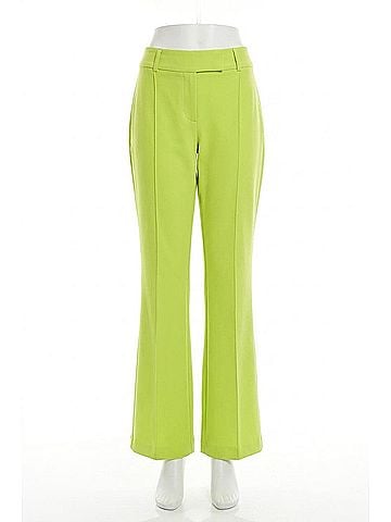 Joseph Ribkoff Vertical Seam Flared Pant in Key Lime (view 1)