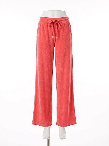 Z Supply Cali Loop Terry Pants in Strawberry (view 1)