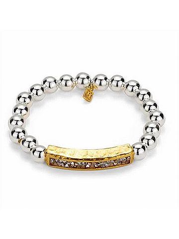 Waxing Poetic Kristal Bar Spanse Bracelet in Gold (view 1)