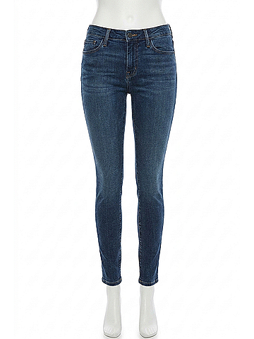 FRAME Denim Le High Clade Skinny Leg Jean in Blue (view 1)