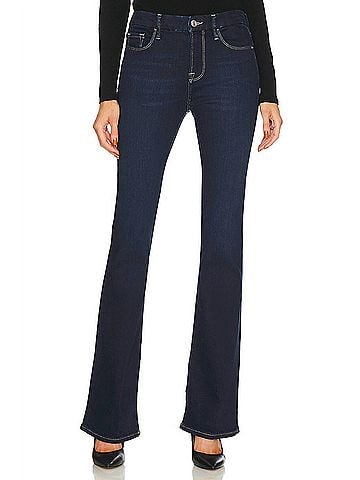 FRAME Le Mini Boot Jeans in Parkway (view 2)