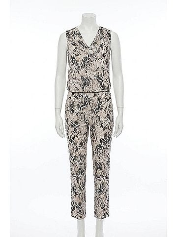 Joseph Ribkoff Python Pant in Beige/Multi (view 1)