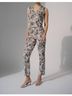Joseph Ribkoff Animal Print Brown Python Pant in Beige/Multi Size 6 - photo 2