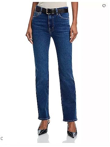 FRAME The Pencil Slim Straight Jeans in Femma (view 2)