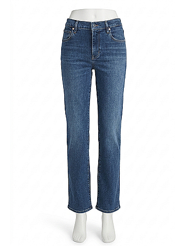 FRAME Mellow Slim Wide Leg Jeans in Solace (view 1)