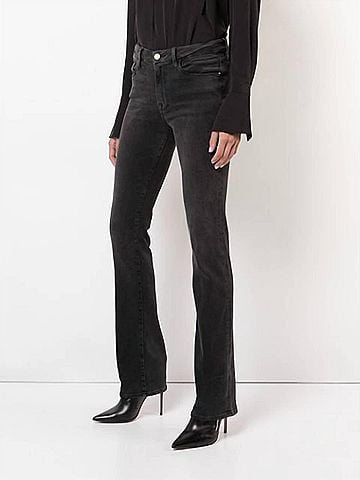 FRAME Lmb398 Le Mini Boot Jean in Leavenworth (view 2)
