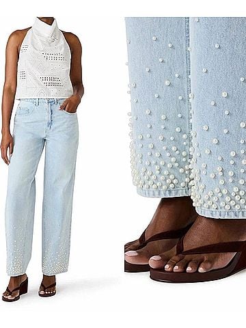 Steve Madden Sydnee Pearl Jeans in Sulphur (view 2)
