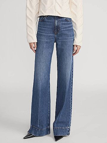 FRAME The Slice Flare Jean in Headliner (view 2)