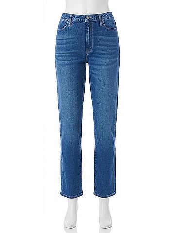 FRAME Le Super High-Rise Straight Jean in Jericho (view 1)