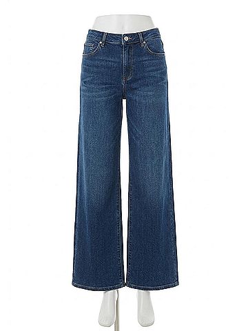FRAME Low Rise Slim Palazzo Jeans in Femma (view 1)