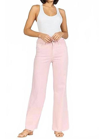 Dear John Fiona Wide Leg Jean in Pink Cloud (view 2)