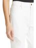 FRAME White Le Garcon Jeans in Rumpled Blanc Rips Size 26 waist - photo 6