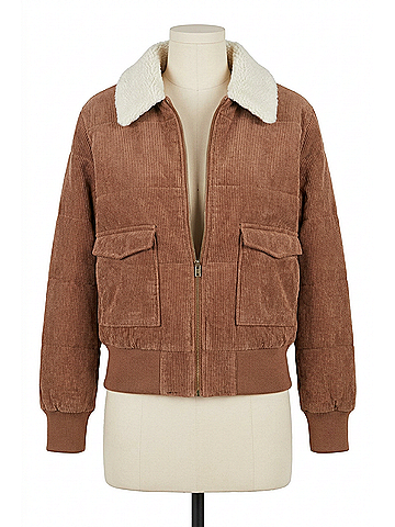 Dear John Hallie Corduroy Jacket in Melted Butterscotch (view 1)