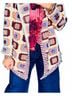 Johnny Was Brown Romilda Jacket in Patchwork Size L - photo 2