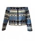 Drew Blue Pattern Zip-Up in Blue Size S - photo 3