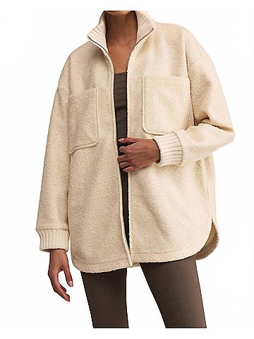 Z Supply Downhill Jacket in Crystal (view 2)