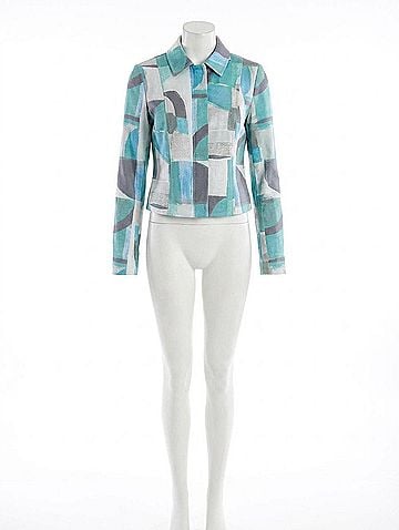 Joseph Ribkoff Geo Multi Jacket in Geo Metric (view 1)