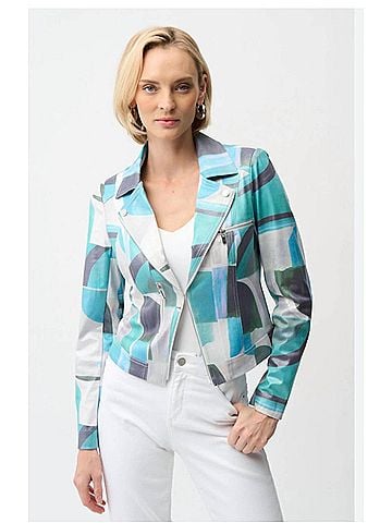 Joseph Ribkoff Geo Multi Jacket in Geo Metric (view 2)