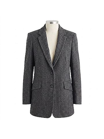 Rag & Bone Women'sa Charles Italian Wool Blazer in Grey Stripe (view 1)