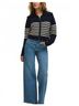Z Supply Stripes Blue Kovac Sweater Jacket in Eclipse Size L - photo 6