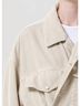 AGOLDE Solid Brown Reworked Wayne Jacket in Rice Grass Size L - photo 5