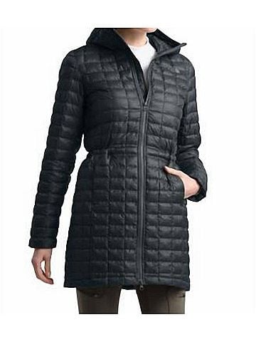 The North Face Thermoball Eco Parka Jacket in Black (view 2)