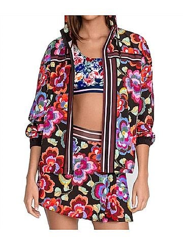 Johnny Was Calanthe Full Zip Jacket in Multi (view 2)