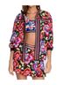Johnny Was Floral Multi Color Calanthe Full Zip Jacket in Multi Size M - photo 2