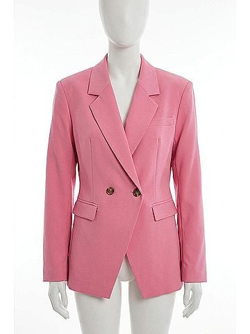 Pistola Remy Double Breasted Blazer in Pink Cosmos (view 1)