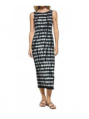 NATION LTD Christy Midi Dress in Tie Dye Stripe (view 2)