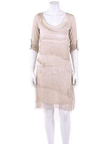 GiGi Moda Siena Sleeve Mini Dress in Cream (view 1)