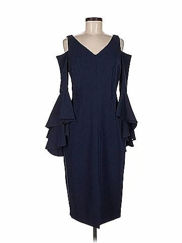 Maggy London Women's Cocktail Dress in Navy (view 2)