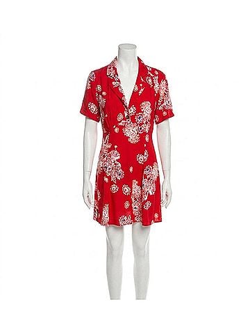 Free People Hawaii Mini Dress in Red (view 1)