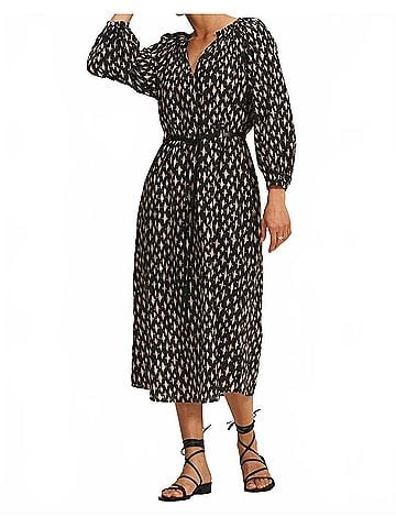 Velvet by Graham & Spencer Raine Midi Dress in Nightfall (view 2)
