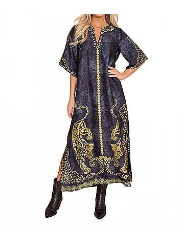 Alden Adair Delaney Maxi Dress in Pouncing Panther (view 2)