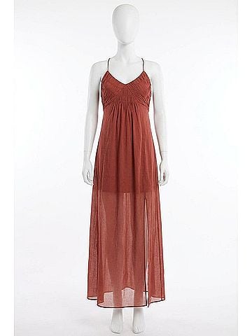 Steve Madden Brianna Maxi Dress in Dusty Brick (view 1)