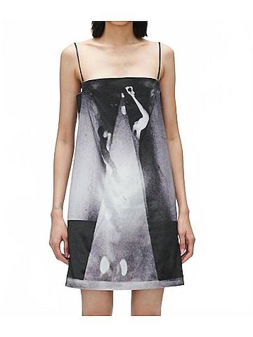 Rachel Comey Diapsi Mini Dress in Grey (view 2)