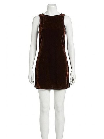 Sadie & Sage Midnight Oil Boatneck Dress in Chocolate (view 1)