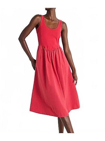 NATION LTD Fiona Dress in Heartbeat Red (view 2)