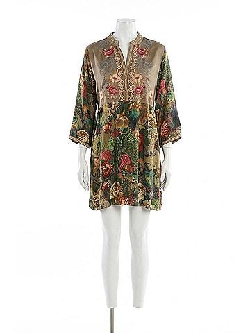 Johnny Was Parrot Gweneth Tunic Dress in Multi (view 1)