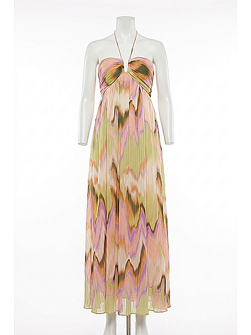 Steve Madden Nolita Halter Maxi Dress in Multi (view 1)