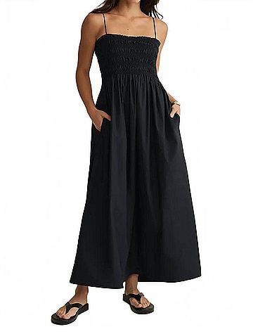 Z Supply Cornelia Maxi Dress in Black (view 2)