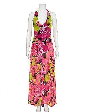 Show Me Your Mumu Katia Maxi Dress in Tropic Nights Mesh (view 1)