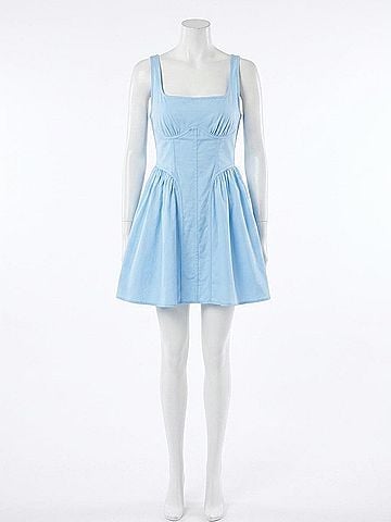 Steve Madden Vail Mini Dress in Azure Blue (view 1)