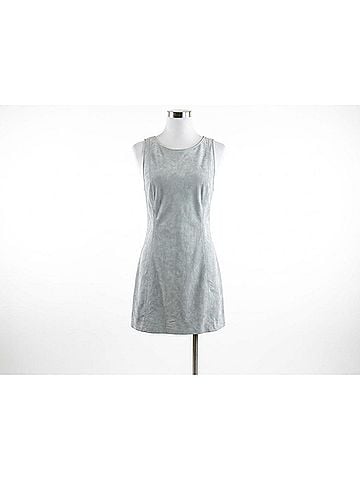 Free People Atlas Suede Mini Dress in Wild Dove (view 1)