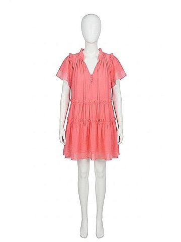 Hunter Bell Merritt Dress in Peony (view 1)